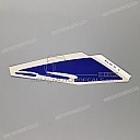 Sabot moteur CBR Hurricane autocollant, côté droit