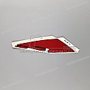 Autocollant de coque arrière CBR, côté droit