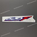 Tail cowl CBR graphic, right side
