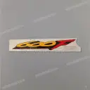 Emblema carena posteriore destra CBR Hurricane, lato destro