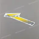 Emblème de carénage arrière droit CBR Hurricane, côté droit