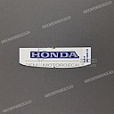 Emblema codone posteriore 600RR, lato destro