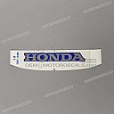 Autocollant carénage arrière queue