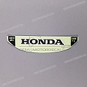 Emblemat na tylną owiewkę siedzenia HONDA