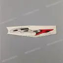 Emblème de carénage arrière gauche CBR Hurricane, côté gauche
