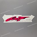 Autocollant de flanc de carénage CBR Hurricane