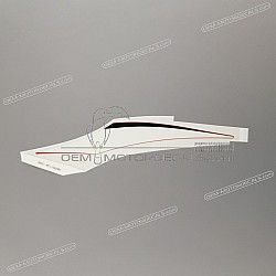 Autocollant carénage arrière queue, côté gauche