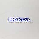 Rear center cowl CBR emblem