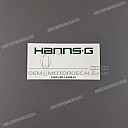 Autocollant Hannspree pour coque arrière de selle