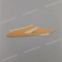 HONDA Tank decal , left side 83672-KBS-W00ZB