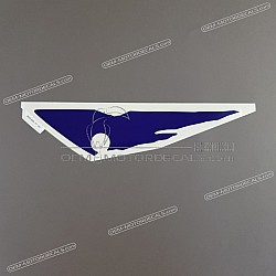 Naklejka na osłonę ramy, lewa strona