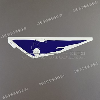 Frame cowling decal, left side