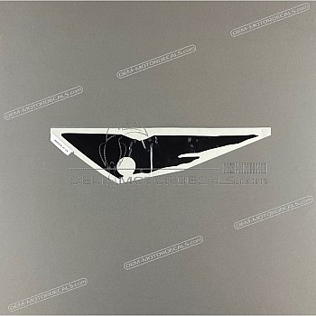 Frame cowling decal, left side