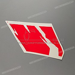 Frame cowling decal, left side