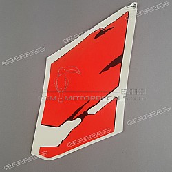 Frame cowling decal, left side
