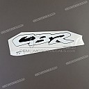Zijdeksel CBR-embleem, linkerzijde