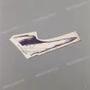 Autocollant de flanc de carénage CBR600F HURRICANE, côté gauche
