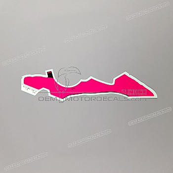 Frame cowling decal, left side