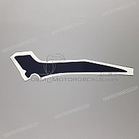 HONDA Left side frame cowling stripe, CBR600F Hurricane 83715-MAL-600ZB