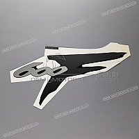 HONDA Autocollant de carénage supérieur gauche CBR600F Hurricane, côté gauche 83715-MAL-E00ZC