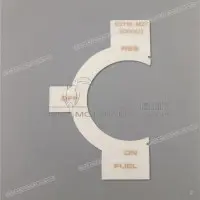 HONDA Autocollant de capot de cadre, côté gauche 83715-MZ1-300ZB