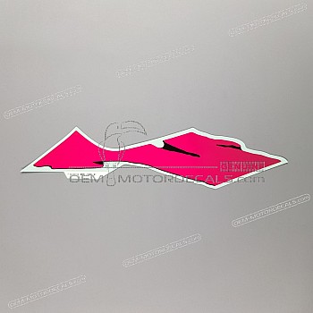 Frame cowling decal, left side