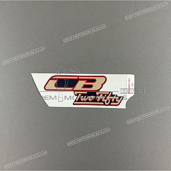 Frame cowling decal, left side
