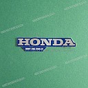 Heckmittelverkleidung HONDA Logo Aufkleber