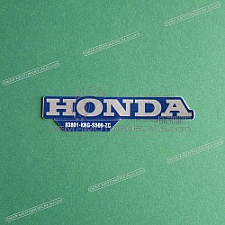 Adesivo posteriore coda carena