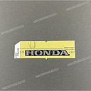 Lower fairing Honda emblem