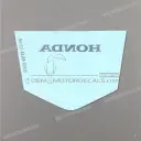 Vorderer Verkleidungsaufkleber mit HONDA-Logo