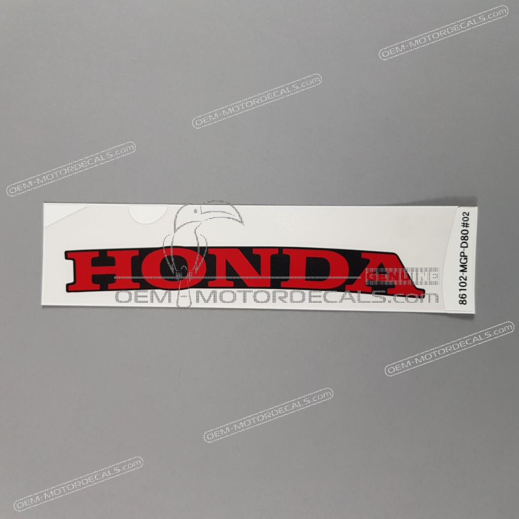 Emblème HONDA pour sabot moteur gauche Honda CBR1000RR FIREBLADE côté gauche OEM 86102MGPD80ZA