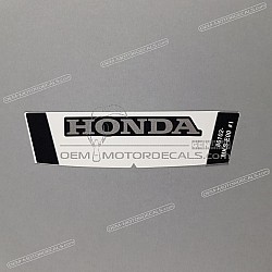 Rear fender decal