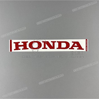 Belly pan decal, left side