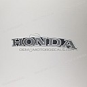 Adesivo logo Honda Wing per serbatoio, lato destro