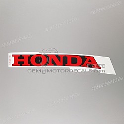 Right side belly pan HONDA logo