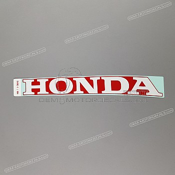 Belly pan decal, right side