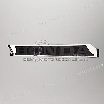 Belly pan decal, right side