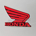 Emblema Honda Wing para depósito de combustible, lado derecho