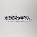 HONDA adesivo carenatura lato sinistro