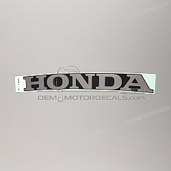 Belly pan decal, left side