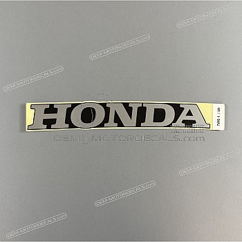 Belly pan decal, left side