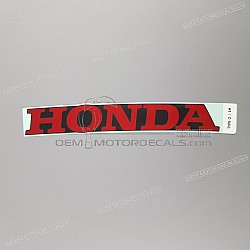 Belly pan decal, left side