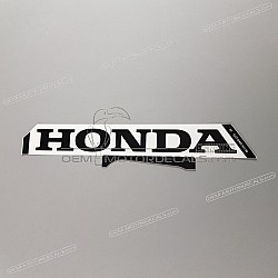 Belly pan decal, left side