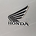 Linker kuip Honda Wing logo sticker