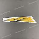 Fuel tank stripe, left side