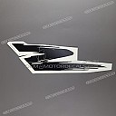 Fuel tank stripe, left side