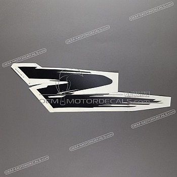 Fuel tank stripe, left side