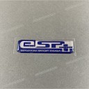 eSP+ embleemdecal op motordeksel