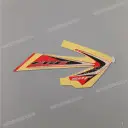Pegatina de deflector de radiador, lado derecho